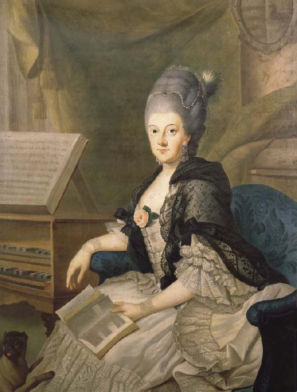 Johann Ernst Heinsius Anna Amalia,Duchess of Saxe-Weimar china oil painting image